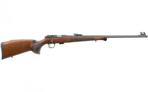 CZ 457 Premium, Bolt Action, 22 LR, 24.8 Threaded Barrel, 1/2x20 Thread Pitch, Blued Finish, Walnut Stock, 5 Round 02371