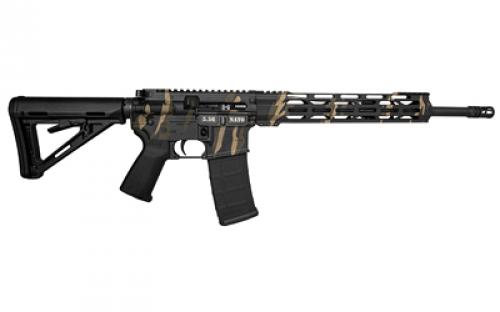 Diamondback Firearms DB15, Semi-automatic Rifle, AR, 556 Nato, 16 Barrel, Carbine Length Gas System, Cerakote Finish, Tiger Strip Camo, 12 Free Float M-LOK Handguard, Magpul MOE Grip, Magpul MOE Carbine Stock, 30 Rounds, 1 Magazine DBF1717K171