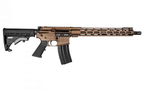 Diamondback Firearms DB15, Semi-automatic Rifle, AR, 223 Remington/556NATO, 16 Barrel, Cerakote Finish, Bronze, 15 M-LOK Free Float Handguard, 6 Position Adjustable Stock, 30 Rounds, 1 Magazine DB171AK071