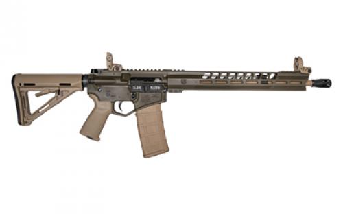 Diamondback Firearms DB15, Semi-automatic Rifle, AR, 223 Remington/556NATO, 1:8, Medium Contour, 4150 CrMov, 16 FDE Cer akoted Barrel, Mid-Length Gas System, Mil Spec OD Green Finish With FDE Furniture, 6 Position Stock, 15 MLOK Handguard With Anti-Slip Texture Pads,Magpul FDE MBUS Sights, Shot-Peened BCG With Laser Logo, Enhanced Trigger Guard, Magpul MOE-K2 FDE Grip, Magpul FD