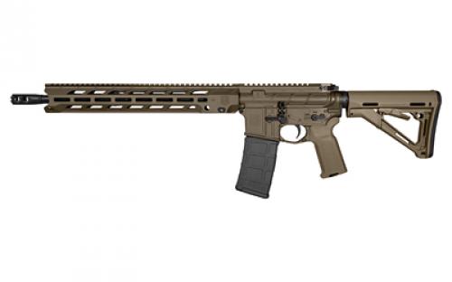 Diamondback Firearms DB15, Semi-automatic Rifle, AR, 223 Remington/556NATO, 16 Barrel, DB Obsidian Muzzle Brake, Mid-Length Gas System, Cerakote Finish, Olive Drab Green, 15 MLOK V4 S Rail, Warhammer Charging Handle, Magpul CTR Stock, Magpul MOE K2 Grip, 30 Rounds, 1 Magazine DB1784K101