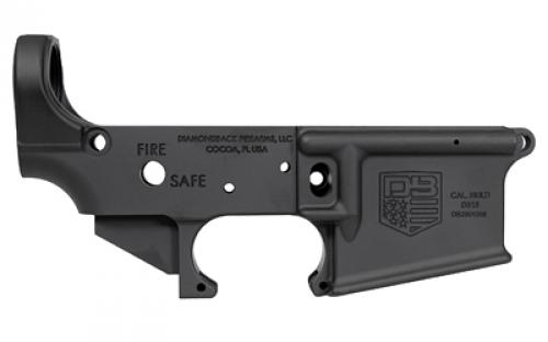 Diamondback Firearms DB15, AR-15 Lower Receiver. Stripped, Anodized Finish, Black Color, Forged Aluminum, Multi-Caliber DB2210R001