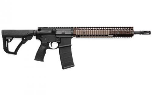 Daniel Defense M4A1 Semi-automatic AR, 223 Rem/556NATO, 16 (14.5 with Pinned Brake) Hammer Forged Barrel, Flat Dark Earth Finish, 10Rd, Daniel Defense Furniture 02-088-06027-055