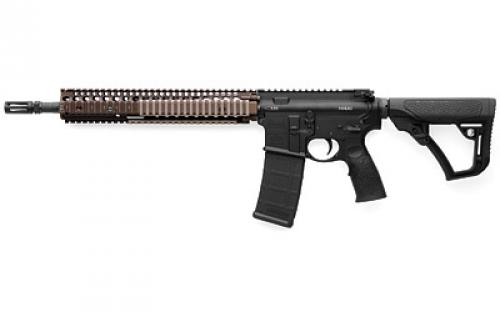 Daniel Defense M4A1 Semi-automatic AR, 223 Rem/556NATO, 16" (14.5" with Pinned Brake) Hammer Forged Barrel, Flat Dark Earth Finish, 10Rd, Daniel Defense Furniture 02-088-06027-055