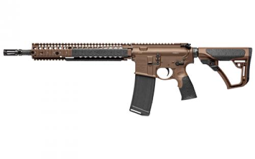 Daniel Defense M4A1 Mil Spec and Semi-automatic AR, 223 Rem/556NATO, 14.5 Hammer Forged Barrel (16 OAL with Pinned Brake), Carbine Length Gas System, Flat Dark Earth Finish, Daniel Defense Furniture, 32 Rounds, 1 Magazine 02-088-15126-011