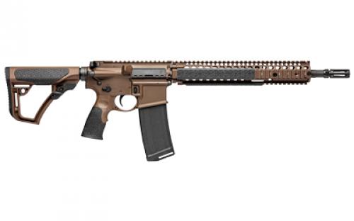 Daniel Defense M4A1 Mil Spec and Semi-automatic AR, 223 Rem/556NATO, 14.5" Hammer Forged Barrel (16" OAL with Pinned Brake), Carbine Length Gas System, Flat Dark Earth Finish, Daniel Defense Furniture, 32 Rounds, 1 Magazine 02-088-15126-011