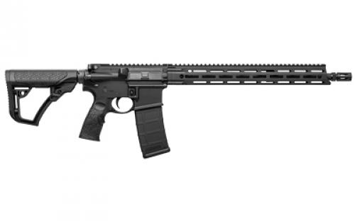 Daniel Defense DDM4V7, Semi-automatic Rifle, 223Rem/556NATO, 16" Cold Hammer Forged Barrel, 1:7 Twist, Matte Finish, Black, Daniel Defense Furniture, Daniel Defense Flash Suppressor, Daniel Defense MFR XS 15" Handguard, 32 Rounds, 1 Magazine 02-128-02081-047