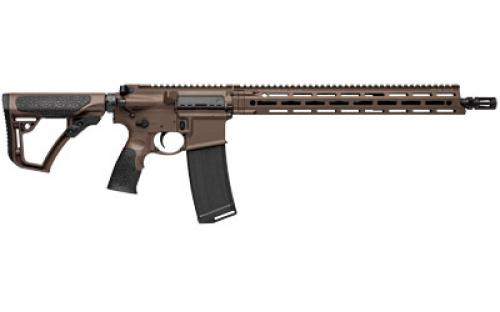 Daniel Defense DDM4V7 Milspec+, Semi-automatic Rifle, 223 Rem/556NATO, 16 Cold Hammer Forged Barrel, 1:7 Twist, Brown Finish, Daniel Defense Furniture, Daniel Defense Flash Suppressor, Daniel Defense MFR XS 15 Handguard, 32 Round, 1 Magazine 02-128-02338-047