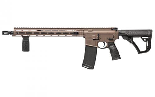 Daniel Defense DDM4v7, Semi-automatic, AR, 223 Remington/556NATO, 16 Cold Hammer Forged Barrel, 4150 Chrome Moly Vanadium, 1:7 Twist, Anodized Finish, Flat Dark Earth, DD Improved Flash Suppressor, Mid-Length Gas System, Black Daniel Defense Furniture and Magazine, 15 M-LOK Handguard, 32 Rounds, 1 Magazine, BLEM (Damaged Case) 02-128-10290-047