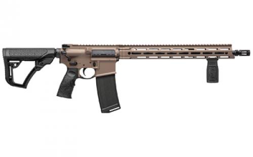 Daniel Defense DDM4v7, Semi-automatic, AR, 223 Remington/556NATO, 16" Cold Hammer Forged Barrel, 4150 Chrome Moly Vanadium, 1:7 Twist, Anodized Finish, Flat Dark Earth, DD Improved Flash Suppressor, Mid-Length Gas System, Black Daniel Defense Furniture and Magazine, 15" M-LOK Handguard, 32 Rounds, 1 Magazine, BLEM (Damaged Case) 02-128-10290-047