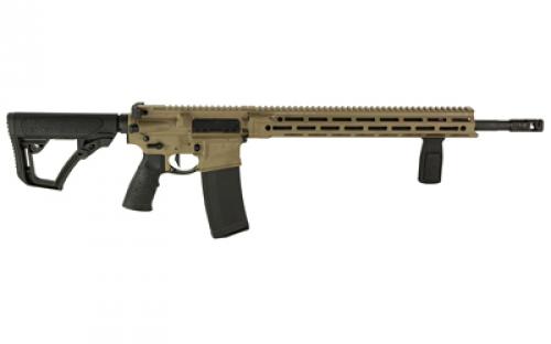 Daniel Defense DDM4V7 Pro Series, Semi-automatic, AR, 223 Remington, 556NATO, 18" Barrel, Flat Dark Earth, Daniel Defense Grip, 1-32Rd Daniel Defense Magazine, 1:7, 32 Rounds, Midlength Gas System, Daniel Defense Stock 02-128-11090-047