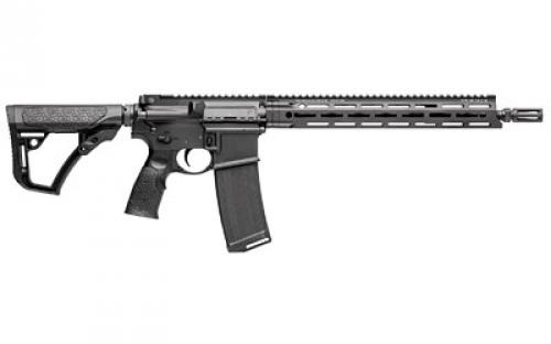 Daniel Defense DDM4V7 SLW, Semi-automatic Rifle, 223 Rem/556NATO, 14.5" Cold Hammer Forged Barrel (16" OAL with Pinned Brake), Mid-length Gas System, 1:7 Twist, Black Finish, Daniel Defense Furniture, Daniel Defense Flash Suppressor, Daniel Defense MFR 13.5" MLOK Handguard, 32 Round, 1 Magazine 02-128-15049-047