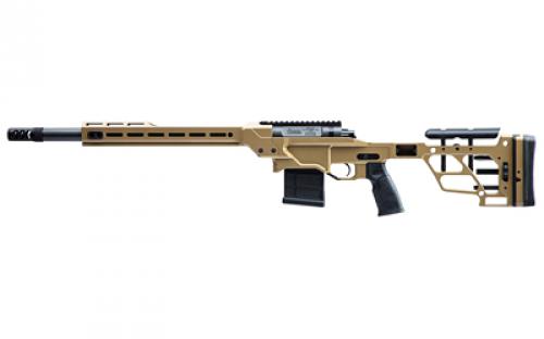 Daniel Defense Delta 5 Pro, Bolt Action Rifle, 6.5 Creedmoor, 18  Varmint Contour Barrel, 1:8 Twist, Threaded 5/8x24, Area 419 Hellfire Muzzle Brake, Coyote Tan, Daniel Defense Grip, Fully Adjustable Stock, Single Stage Timney Elite Trigger, 10 Rounds, 1 Magazine 42-159-06088