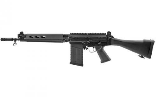 DS Arms SA58, Range Ready Traditional Carbine, Semi-automatic, 308 Win/762NATO, 16 Barrel, Matte Finish, Black, Adjustable Sights, 20 Round, 1 Magazine SA5816C-RRC-A