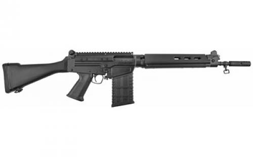 DS Arms SA58, Range Ready Traditional Carbine, Semi-automatic, 308 Win/762NATO, 16" Barrel, Matte Finish, Black, Adjustable Sights, 20 Round, 1 Magazine SA5816C-RRC-A