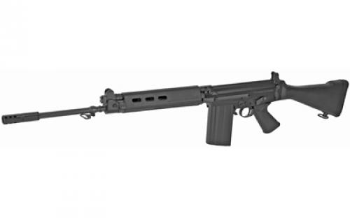 DS Arms SA58, Cold Warrior Rifle, Semi-automatic, 308 Win/762NATO, 21" Barrel, Matte Finish, Black, Fixed Stock, Adjustable Sights, 20 Rounds, 1 Magazine SA5821S-CW-A