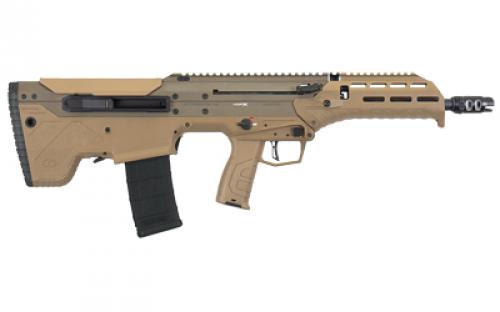 Desert Tech MDRX, Semi-automatic Rifle, Bullpup, 223 Wylde, 16 Barrel, 1:7 Twist, Threaded 1/8-28, Matte Finish, Flat Dark Earth, Forward Eject, 30 Rounds, 1 Magazine MDR-RF-B1630-FE-F