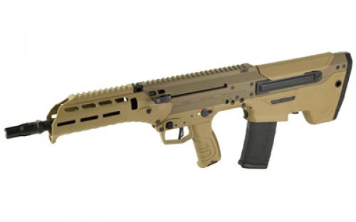 Desert Tech MDRX, Semi-automatic Rifle, Bullpup, 223 Wylde, 16" Barrel, 1:7 Twist, Threaded 1/8-28, Matte Finish, Flat Dark Earth, Side Eject, 30 Rounds, 1 Magazine MDR-RF-B1630-SE-F