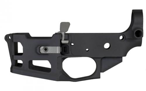 Desert Tech Quattro-15, Quadmag-53, Semi-automatic, Lower Receiver, AR-15, 223 Remington/556NATO, Black, Includes (1) Quadmag-53 53 Round Magazine, Accepts Quadmag-53 and Standard AR magazines QTR-LR-15-B53