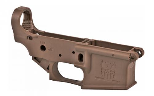 FMK Firearms AR-1 Lower, AR-15, Stripped, Polymer Receiver, Burnt Bronze Color FMKGAR1EBRT