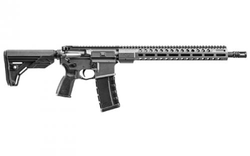 FN America FN15 TAC3, Semi-automatic Rifle, 223 Remington/556NATO, 16 Cold Hammer Forged Barrel, 1:7 Twist, Gray, Cerakote Finish, FN Polymer Grip, FN 6-Position Collapsible Stock, MLOK Handguard, 30 Rounds, 1 Magazine, Mid-Length Gas System, H-Buffer, Pinned Gas Block 36-100652