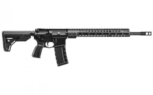 FN America FN15 DMR3, Semi-automatic Rifle, 223 Remington/556NATO, 18" Cold Hammer Forged Barrel, SureFire Pro Comp Muzzle Brake, 1:8 Twist, Rifle Length Gas System, Anodized Finish, Black, FN Polymer Grip, FN 6-Position Collapsible Stock, Ambidextrous Safety, Radian Charging Handle, Free Float M-LOK Handguard, Geissele G25 2-Stage Trigger, 30 Rounds, 1 Magazine 36-100669