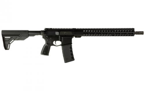 FN America FN 15, Guardian, Semi-automatic Rifle, AR, 223 Remington/556NATO, 16" Barrel, A2 Flash Hider, Mid-Length Gas System, Anodized Finish, Black, 6 Position Collapsible Stock, Mil-Spec Trigger, 15" Free Floated M-LOK Handguard, 30 Rounds, 1 Magazine 36-100740