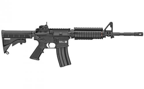 FN America FN15 M4, Military Collectors Series, Semi-automatic Rifle, 223 Rem/556NATO, 14.7 Barrel (16 OAL with Pinned Brake), 1:7 Twist, Carbine Length Gas System, Black Finish, 6 Position Collapsible Stock, Knights Armament M4 Carbine Rail Adapter System (RAS), Vertical Grip Included, 30 Rounds, 1 Magazine 36318