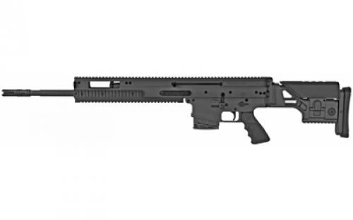 FN America SCAR 20S NRCH, Semi-Automatic Rifle, 6.5 Creedmoor, 20 Barrel, 1:8 Twist, Black, Precision Adjustable for LOP and Comb Height Synthetic Stock, Adjustable Cheek Piece, Hogue Rubber Grip, Two Stage Match Geissele Super SCAR Trigger, 10 Rounds, 1 Magazine, Made in the U.S.A. 38-100542-2