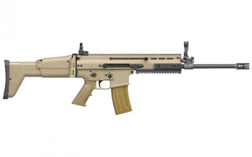 FN America SCAR 16S NRCH, Semi-automatic Rifle, 223 Rem/556NATO, 16 Barrel, Flat Dark Earth, Synthetic Stock, Adjustable Sights, 30 Rounds, Made in the U.S.A., BLEM (Damaged Box and Case) 98501-2