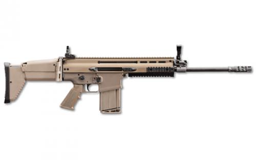 FN America SCAR 17S NRCH, Semi-automatic Rifle, 308 Win/762NATO, 16.25 Barrel, Flat Dark Earth, Synthetic Stock, Adjustable Sights, 10 Rounds, Made in the U.S.A. 98641-2