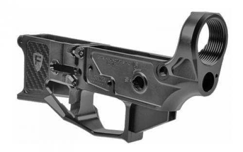 Fortis Manufacturing, Inc. License Gen 2 Ambidextrous, Semi-automatic, Stripped Lower Receiver, 223 Remington, 556NATO, Black Color, Anodized Finish, Carbon Fiber, Ambidextrous Mag and Bolt Release L-7075-GEN2-A