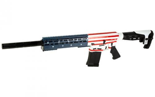 Garaysar Fear 116, Semi-automatic Shotgun, AR, 12 Gauge, 20" Barrel, American Flag Finish, 4 Rounds, BLEM (Bad Finish) GAR-FEAR-116-USA