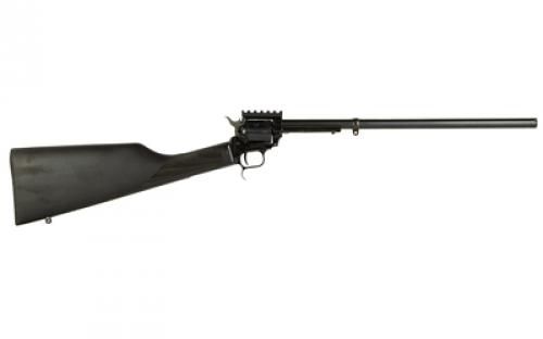 Heritage Rough Rider Rancher, Double Action Rifle, 22LR, 16" Threaded Barrel, Matte Finish, Black, Picatinny Rail, Black Stained Wood Stock, 6 Rounds BR226B16-PIC