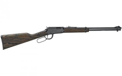 Henry Repeating Arms Lever Action, 22 LR Shotshell, 18.25 Smoothbore Barrel, Blued Finish, Black Ash Stock, 15Rd, Adjustable Sights H001GG