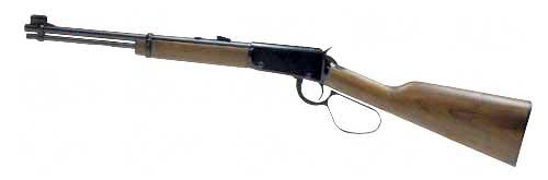 Henry Repeating Arms Lever Action, Carbine, 22LR, 16.125" Barrel, Blued Finish, Walnut Stock, Adjustable Sights, 15Rd, Large Loop Lever H001L