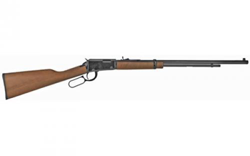 Henry Repeating Arms Frontier, Lever Action Rifle, 22 S/L/LR, 24" Blued Steel Barrel, E-Coat Alloy Receiver, American Walnut Stock, 16Rd, Fully Adjustable Semi-Buckhorn Rear with Brass Beaded Front Sight H001TLB