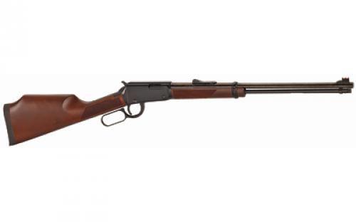 Henry Repeating Arms Lever Action, Varmint Express Lever 17HMR, 20 Barrel, Blue Finish, Walnut Stock, Adjustable Sights, 11Rd, With Scope Mount H001V