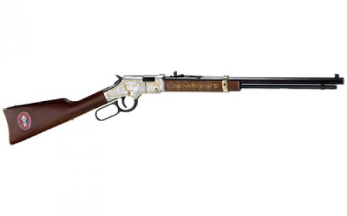 Henry Repeating Arms Golden Boy, Lever Action, 22LR, 20 Octagon Barrel, Brass Receiver, Walnut Stock, Adjustable Sights, 16Rd, Eagle Scouts Edition H004ES