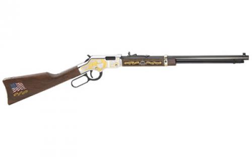 Henry Repeating Arms Golden Boy, Lever Action, 22LR, 20 Octagon Barrel, Brass Receiver, Walnut Stock, Adjustable Sights, 16Rd, Engraved H004MS2