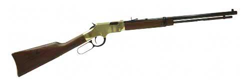 Henry Repeating Arms Golden Boy, Lever Action, 17HMR, 20 Barrel, Brass Receiver, Walnut Stock, Adjustable Sights H004V