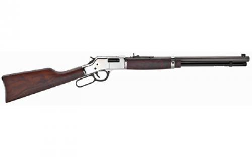 Henry Repeating Arms Big Boy Silver, Lever Action Rifle, 45 Long Colt, 20 Barrel, Nickel Finish Receiver, Walnut Stock, Adjustable Sights, 10 Rounds H006CS