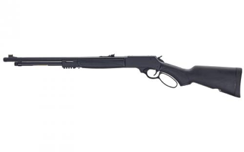 Henry Repeating Arms Steel X Model, Lever Action Rifle, 360 Buckhammer, 21.375 Barrel, Blued Steel Finish, Threaded Barrel 5/8x24, Adjustable Fiber Optic Sights, Synthetic Stock, 5 Rounds H009X-360BH