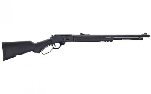 Henry Repeating Arms Steel X Model, Lever Action Rifle, 360 Buckhammer, 21.375" Barrel, Blued Steel Finish, Threaded Barrel 5/8x24, Adjustable Fiber Optic Sights, Synthetic Stock, 5 Rounds H009X-360BH