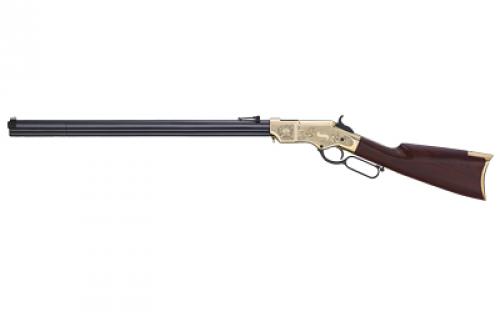 Henry Repeating Arms Original Deluxe, Lever, Rifle, 44-40 Winchester, 24.5 Octagon Barrel, Rosewood Stock, Engraved Receiver, Folding Ladder Rear/Blade Front Sight, 13 Rounds H011D-25