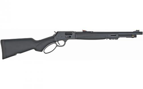 Henry Repeating Arms Big Boy X Model, Lever Action, 45 LC, 17.5 Threaded Barrel, Blued Finish, Black Synthetic Stock, M-Lok, Large Loop Lever, Picatinny Rail, 7Rd, Brass Drilled and Tapped for a BB-RSM, Adjustable Fiber Optic Sights H012CX