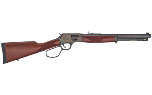 Henry Repeating Arms Big Boy Color Case Hardened, Lever Action, Side Gate, 45 Long  Colt, 16.5 Octagon Blued Steel Barrel, Straight Grip American Walnut Stock, Fully Adjustable Semi-Buckhorn Sights, 7 Rounds, Large Loop H012GCRCC