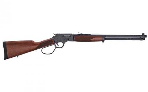 Henry Repeating Arms Big Boy Steel, Lever Action Rifle, 44 Magnum/44 Special, 20 Barrel, Blued Finish, Straight-grip American Walnut Stock, Adjustable/Bead Sights, 10 Rounds, Large Loop, Side Gate H012GL