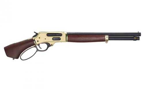 Henry Repeating Arms Lever Action Axe, 410 Gauge, 2.5 Chamber Only, 15.4 Barrel, Smoothbore, Brass Receiver, Blued Barrel, Walnut Grip, Bead Sight, 5 Rounds, Includes One Invector Choke Tube H018BAH-410