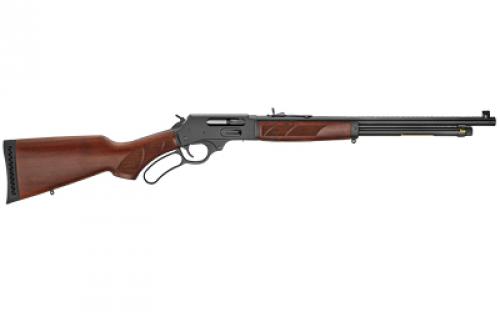 Henry Repeating Arms Lever Action Carbine Shotgun, Side Gate, 20 Round Barrel, Smooth/No Choke, Blued Frame, Pistol Grip American Walnut Stock w/Rubber Buttpad, 5Rd, Fully Adjustable Semi-Buckhorn Rear Sight, and Brass Beaded Front Sight H018G-410R